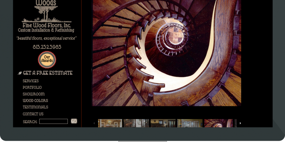 Wood Flooring Company Web Site Design